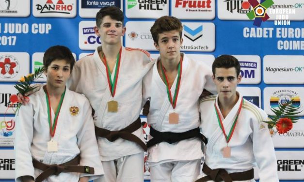 6 medallas en la primera jornada de la Copa de Europa Cadete en Coimbra