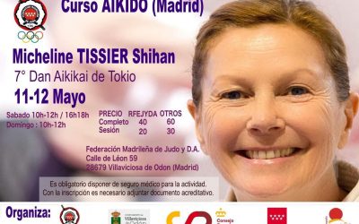 Micheline Tissier – 7º Dan – Curso Aikido