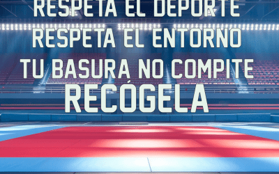 Respeta el deporte, respeta el entorno: tu basura no compite, recógela