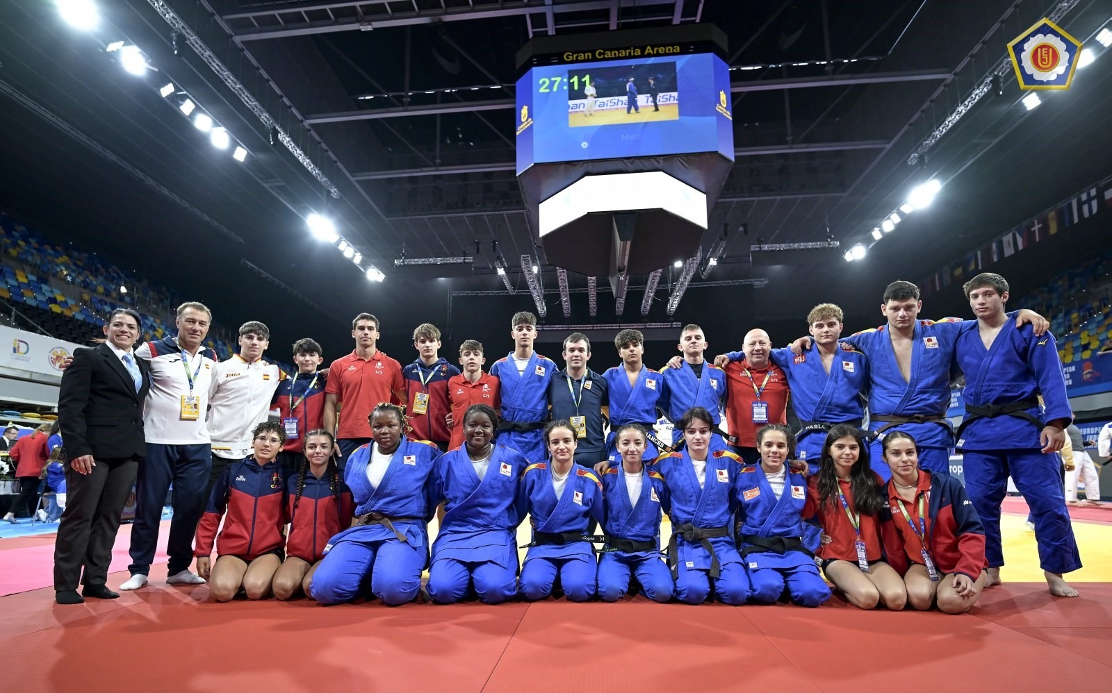 Gran Canaria cierra con éxito un histórico Campeonato de Europa Cadete de Judo, con Francia revalida el título europeo por equipos mixtos