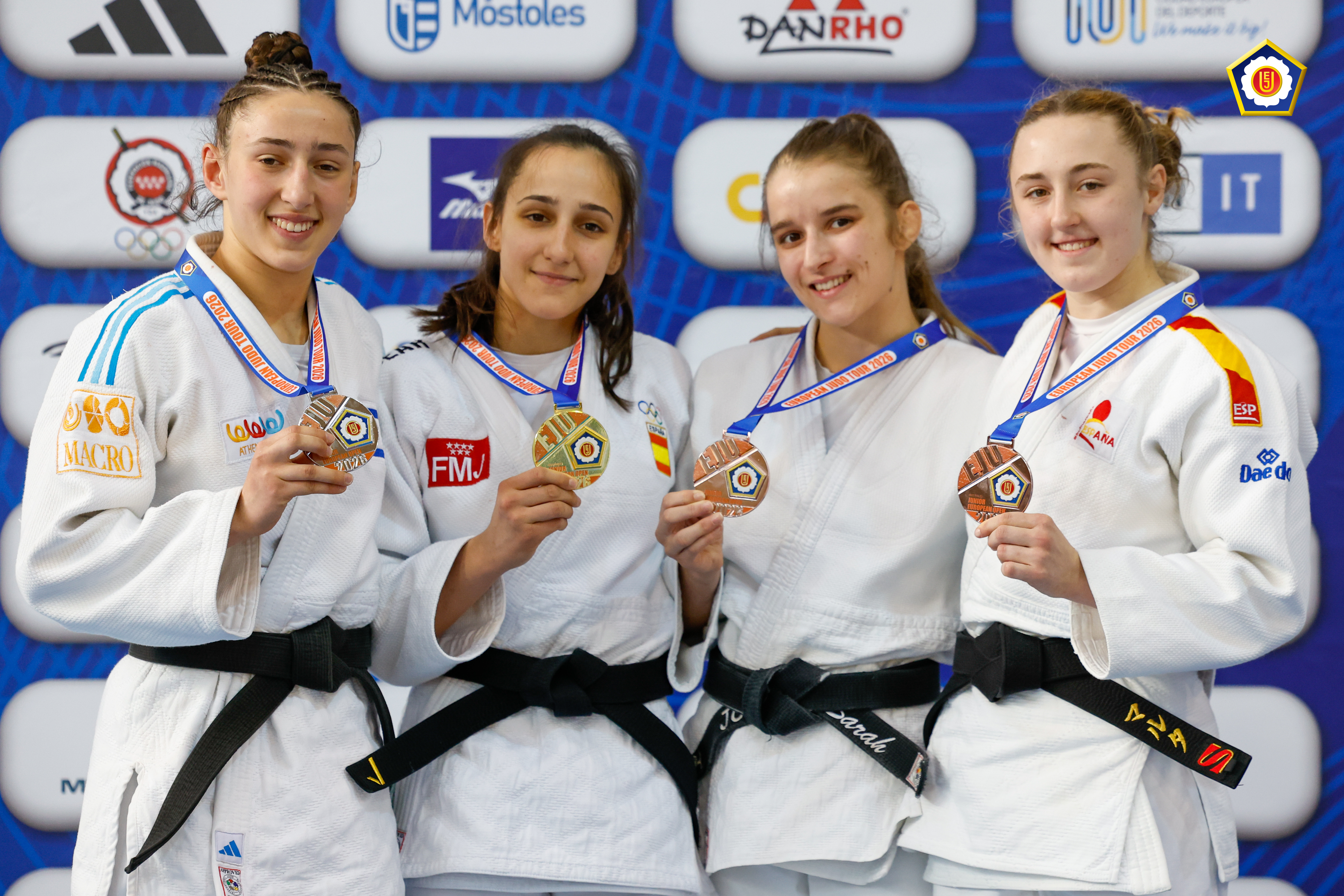 España brilla en la segunda jornada de la European Junior Cup Móstoles 2026 con cuatro nuevas medallas