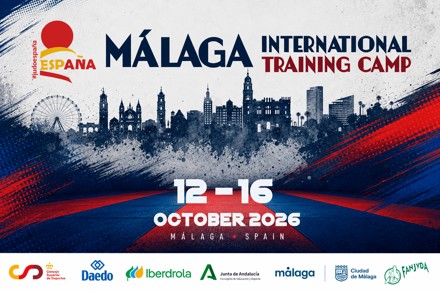 MÁLAGA SE CONVIERTE EN PUNTO DE ENCUENTRO DEL JUDO INTERNACIONAL CON LA CELEBRACIÓN EN OCTUBRE DEL TRAINING CAMP 2026
