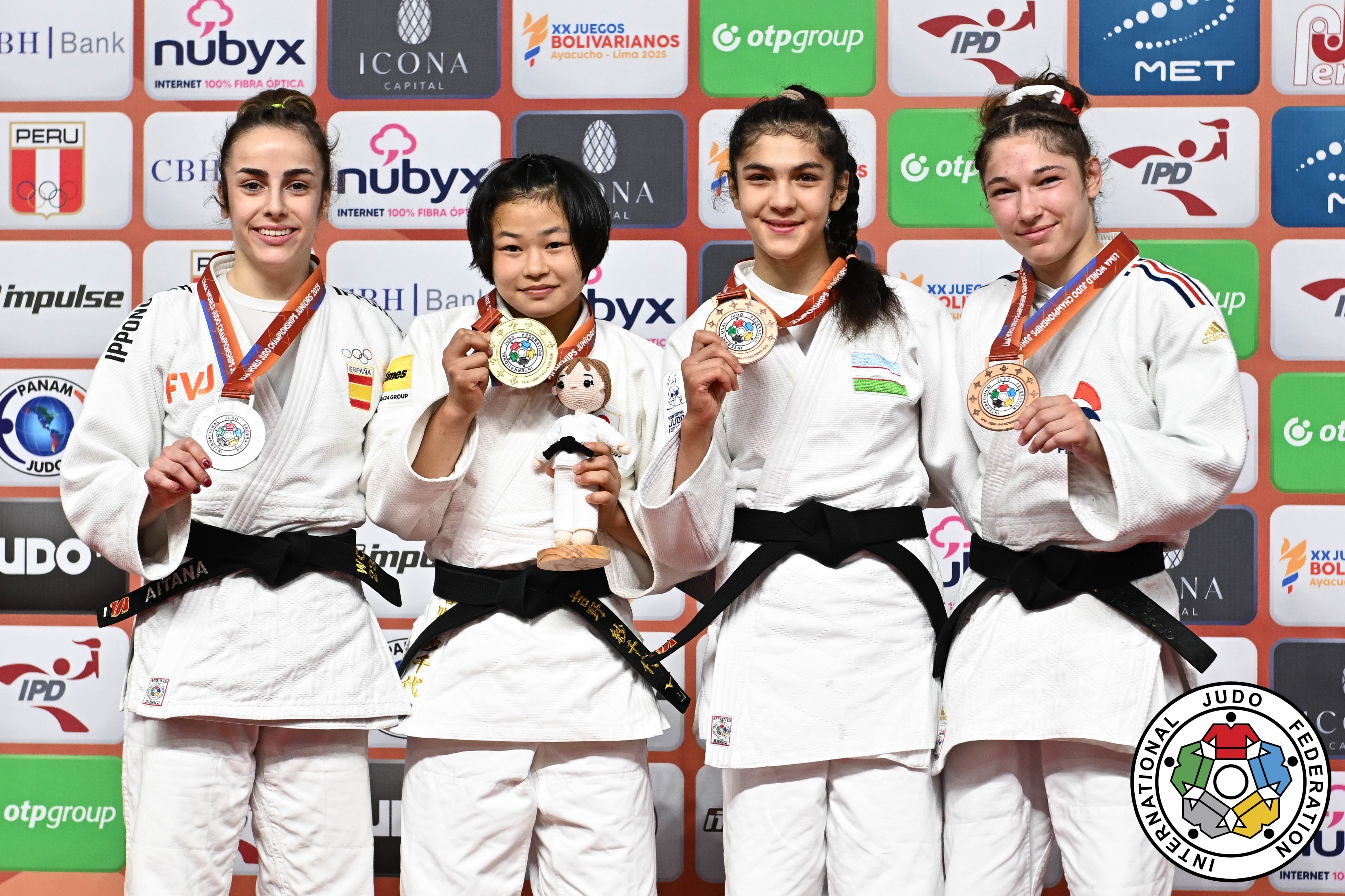 Aitana Díaz logra la medalla de plata en el Campeonato del Mundo Júnior de Judo en Lima