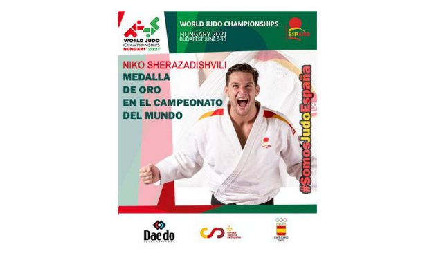 NIKOLOZ SHERAZADISHVILI MEDALLA DE ORO EN EL CAMPEONATO DEL MUNDO DE JUDO 2021