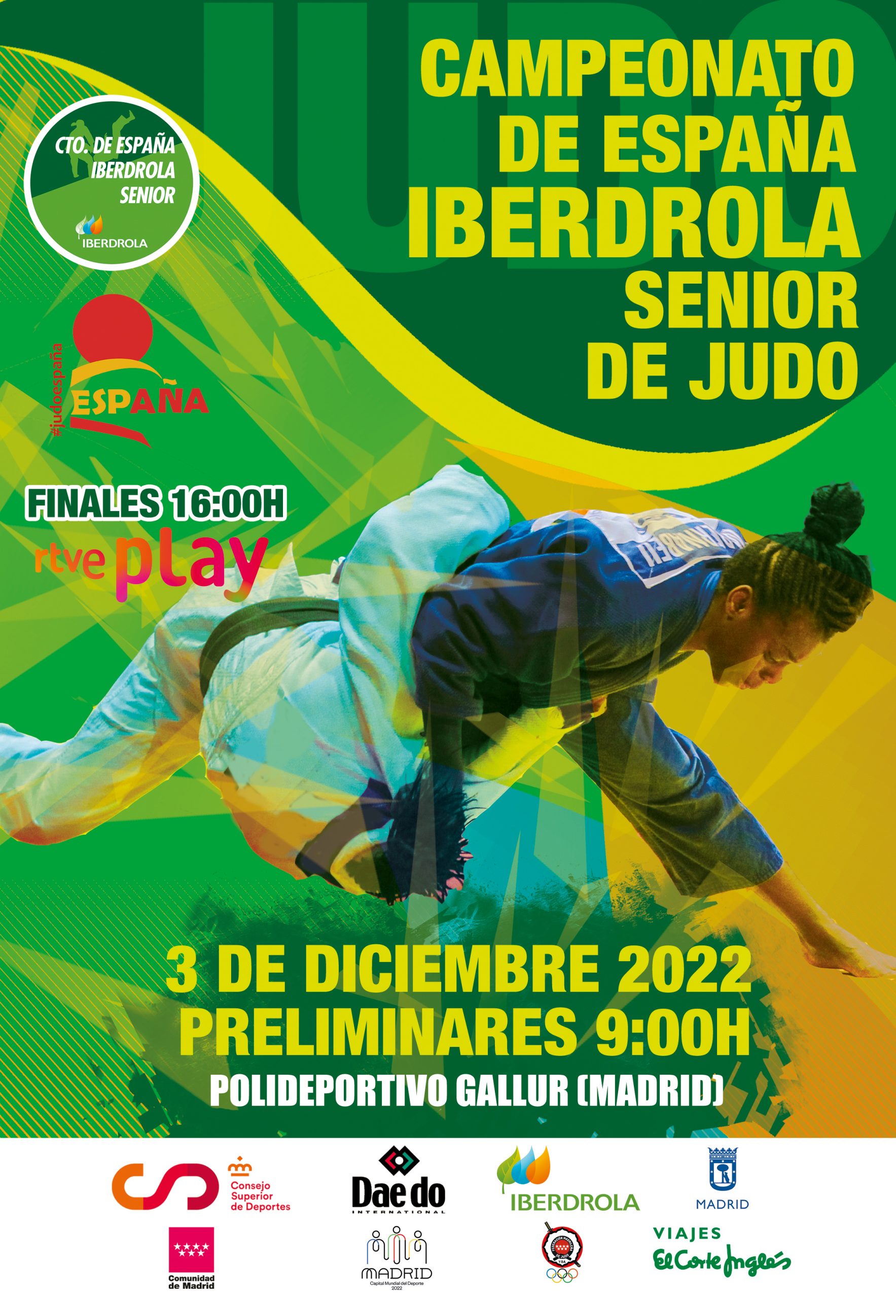 Campeonato de España Iberdrola Senior de Judo 2022 Real Federación