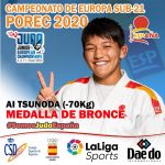 Ai Tsunoda, medalla de Bronce en el Campeonato de Europa Sub-21 de Porec 2020