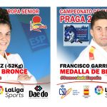Fran Garrigós y Estrella López, BRONCE en el Campeonato de Europa Absoluto, Praga 2020