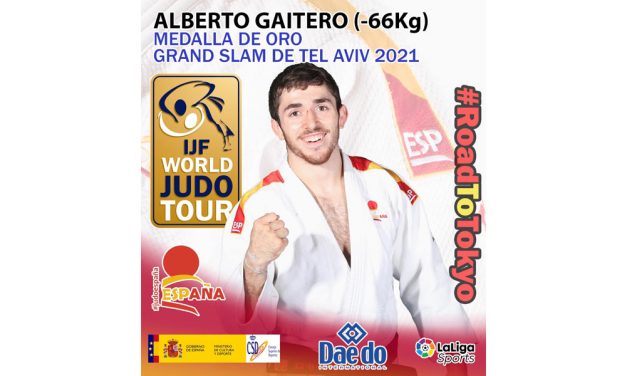 Alberto Gaitero, MEDALLA DE ORO EN EL GRAND SLAM DE TEL AVIV 2021