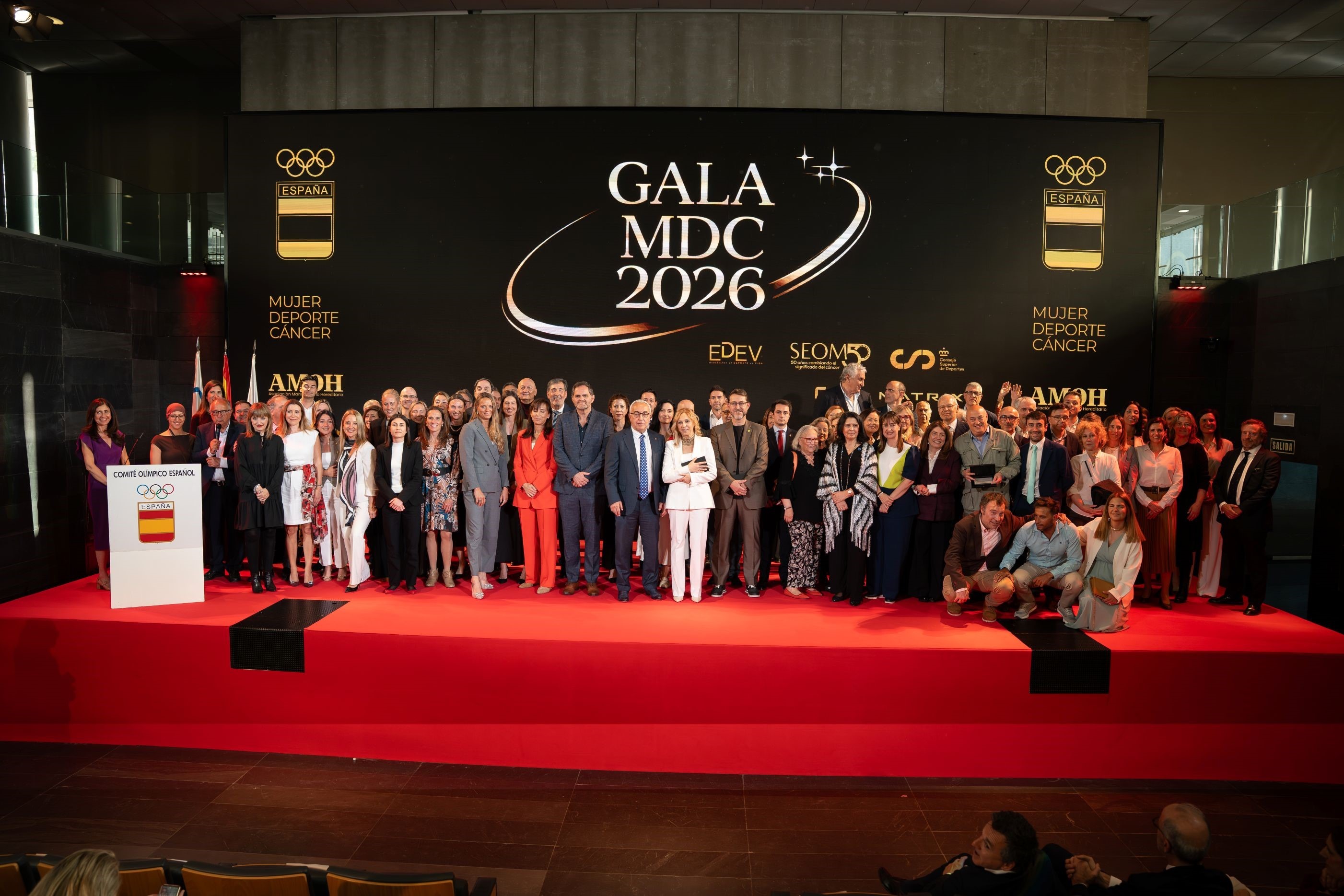 La gala ‘Mujer-Deporte-Cáncer’ destaca el papel del deporte como herramienta clave frente al cáncer