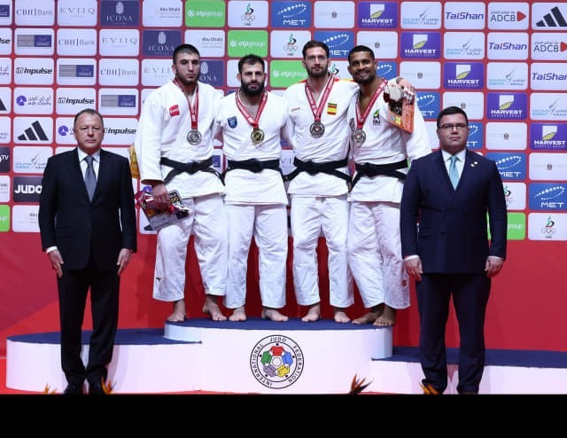 Niko Sherazadishvili conquista el bronce en el Grand Slam de Abu Dabi