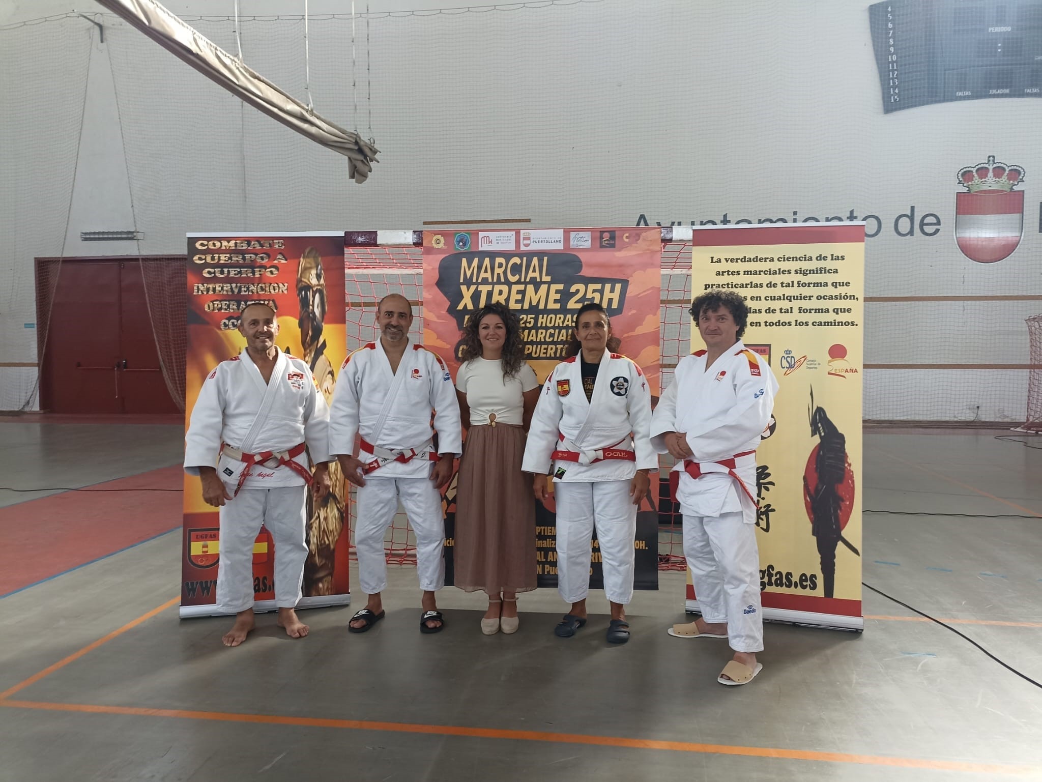 La RFEJYDA, presente en el nuevo Récord Mundial de 25 horas de Artes Marciales en Puertollano
