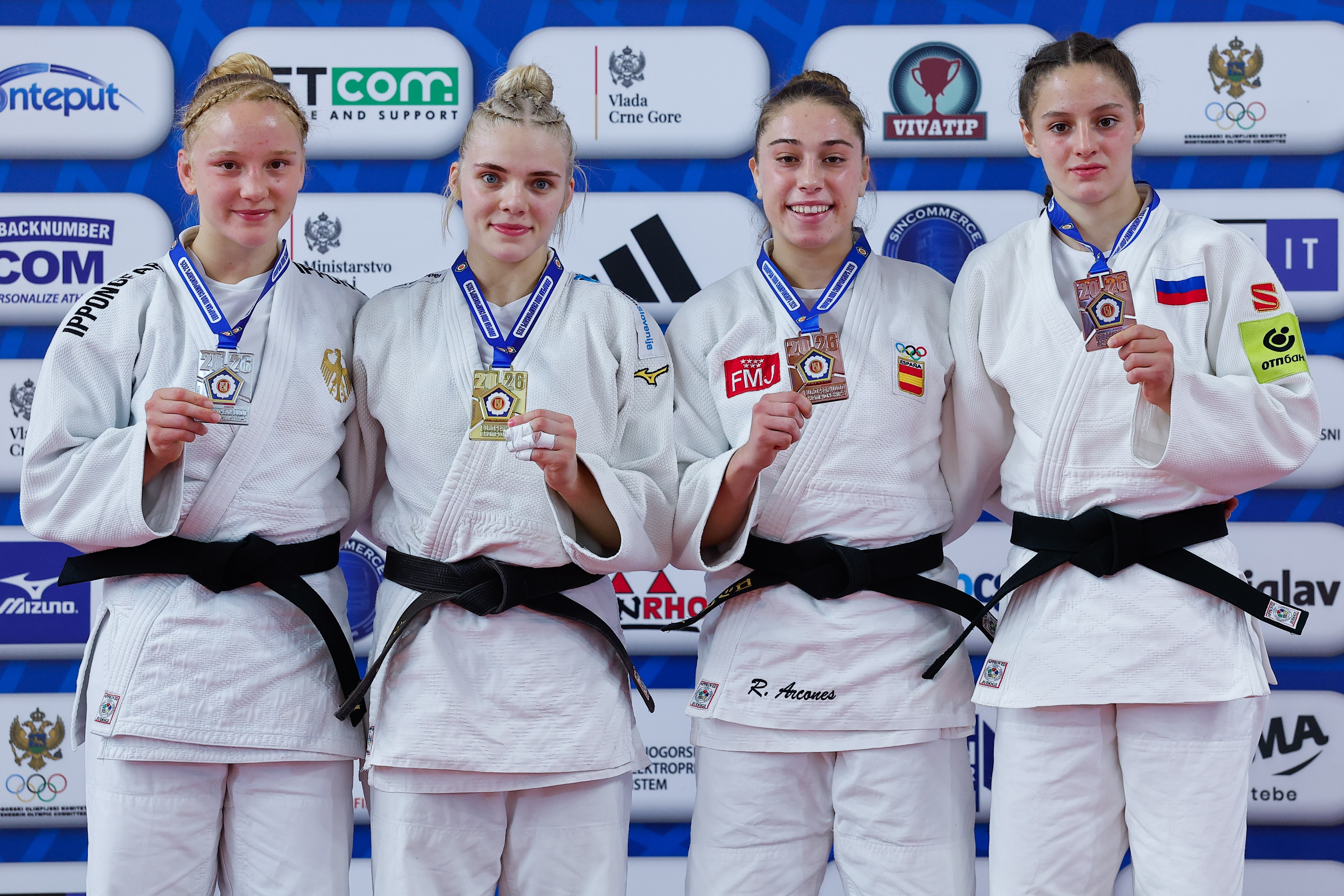 Rocío Arcones conquista el bronce europeo junior en Podgorica
