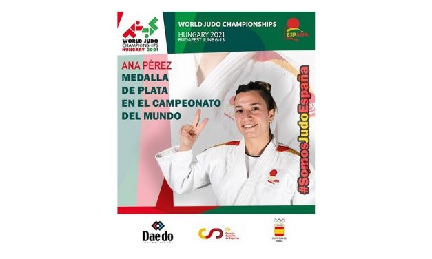 Ana Pérez Box medalla de PLATA en el campeonato del mundo de judo 2021