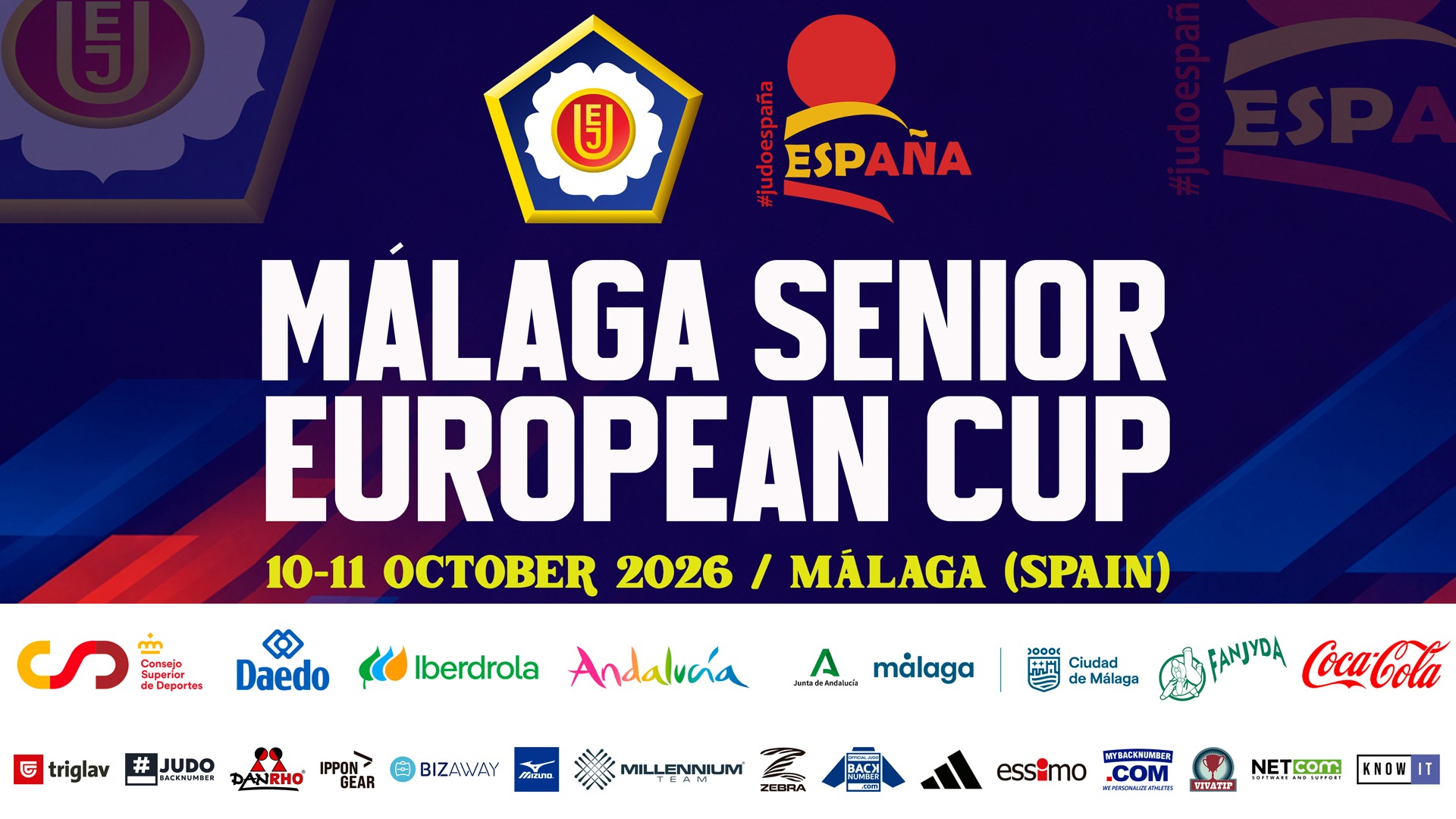Málaga reúne a 445 judokas de 35 países en una nueva edición de la European Judo Cup